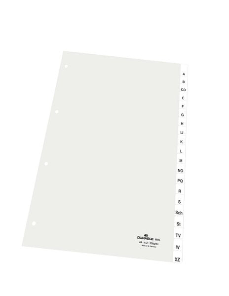Ordnerregister Vollformat A-Z Din A4