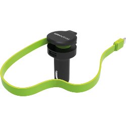 Cargador De Coche Realpower C: Cable Usb-C Integrado + 1x Usb