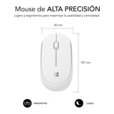Ratón Inalámbrico Subblim Business Plus Silencioso Hasta 1200 Dpi Blanco