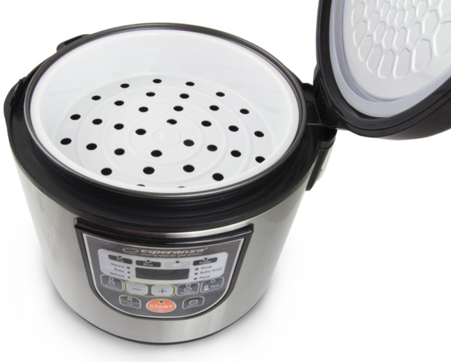EAN 5901299954027 - Esperanza EKG011 olla multi-cocción 5 L 860 W Negro, Acero inoxidable imagen 5