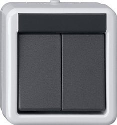 Gira 516130 Pulsador Ba 2vías 1 Punkt Wg Ap Gris