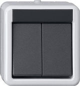 Gira 516130 Pulsador Ba 2vías 1 Punkt Wg Ap Gris