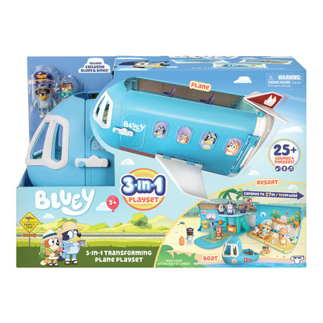 EAN 630996176702 - Moose Toys Bluey 3 in 1 Airplane Playset imagen 9