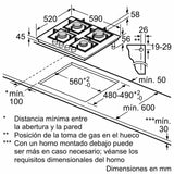 EAN 4242003966723 - Siemens iQ500 EP6A6PI10 hobs Negro Integrado 59 cm Encimera de gas 4 zona(s) imagen 9