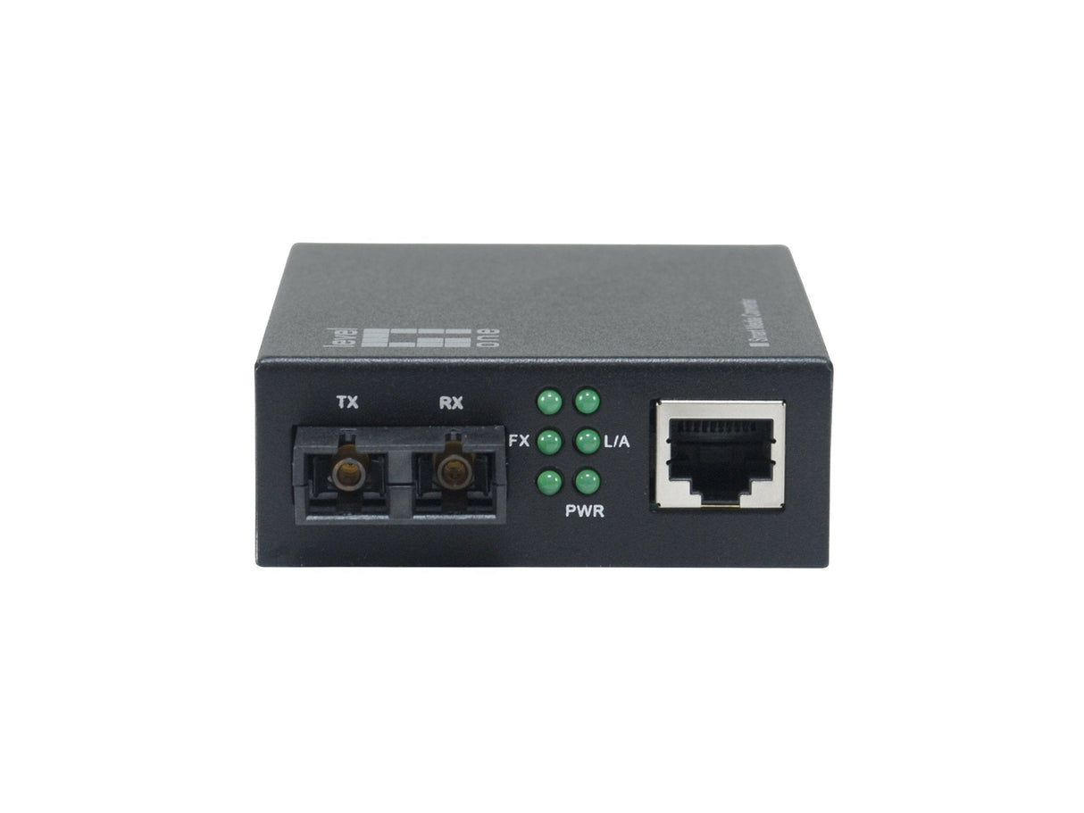 Levelone Media Convertidor Rj45->Sc Ge Mm Smart 850nm 500m