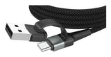 Ansmann Magnetisches 4in1 Ladecable (Negro, Usb-A / Usb-C / Lightning) 1700-0188