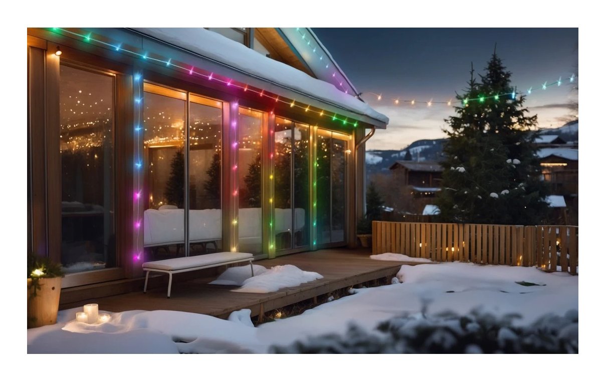 Hama Tira Led Rgb Inteligente - Longitud 10m - Ip65 - Cable De Alimentacion De 1.5m - Wifi - Multicolor