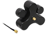 Cable Delock Rp-Sma> Conector Rp-Sma Con Soporte 1,0 M