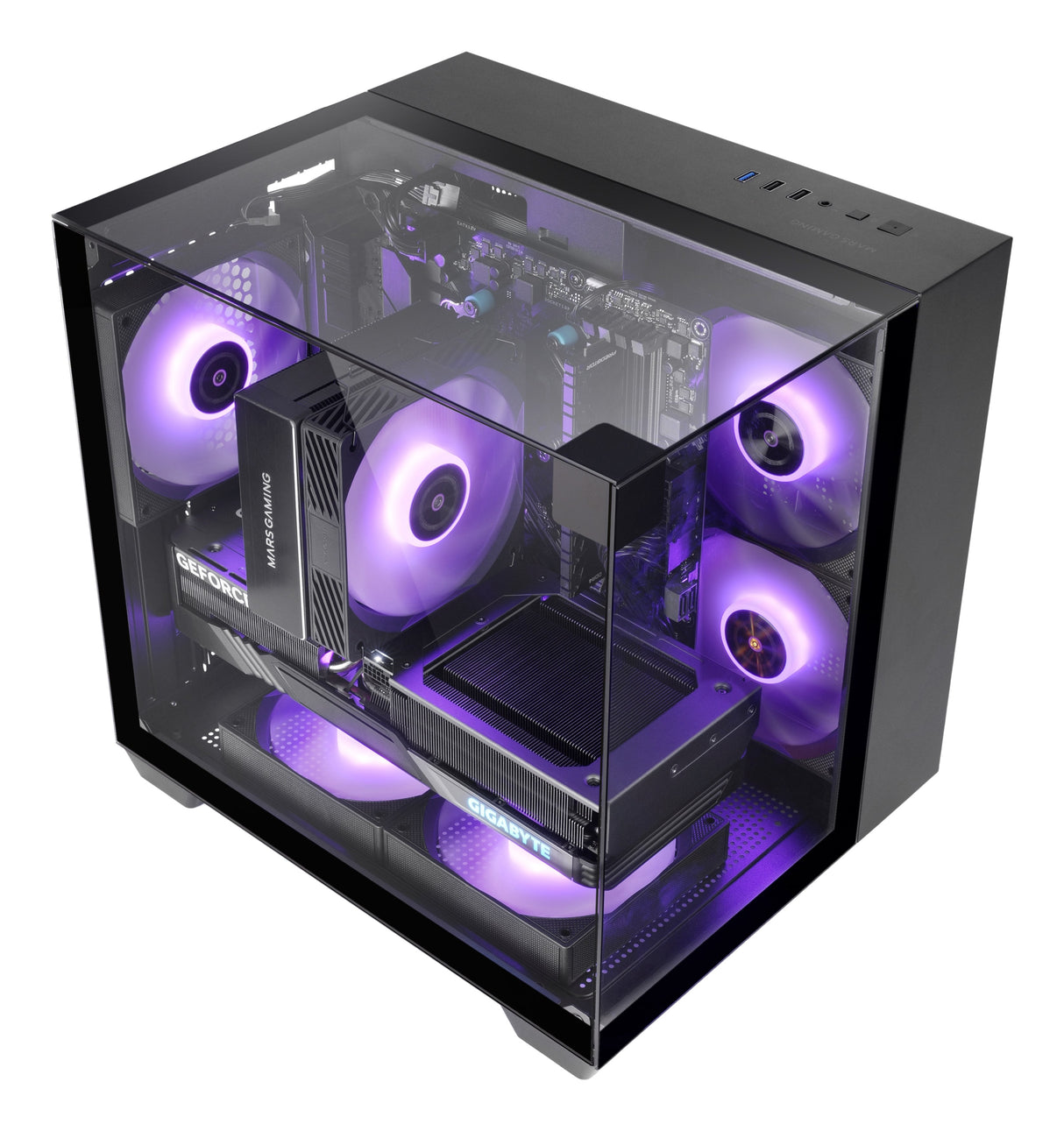 EAN 8435693109839 - Mars Gaming MC-VISIONM Mini Tower Negro imagen 3