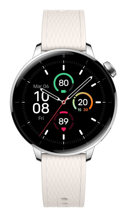 EAN 6921815628613 - OnePlus Watch 3 43mm 3,35 cm (1.32") AMOLED Digital 466 x 466 Pixeles Pantalla táctil Plata, Titanio Wifi imagen 1