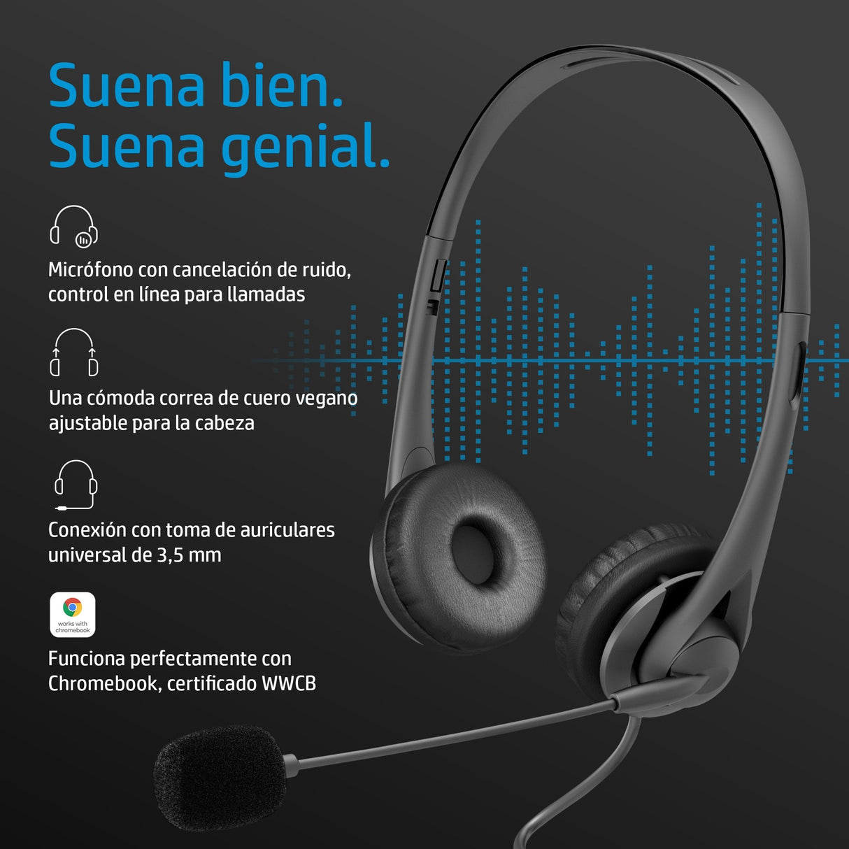 EAN 0195908812494 - HP Stereo 3.5mm Headset G2 Alámbrico Diadema Oficina/Centro de llamadas Negro imagen 6