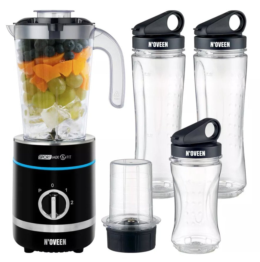 EAN 5902221620690 - Noveen SB2000 0,8 L Licuadora de vaso 500 W Negro, Transparente imagen 1