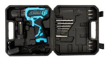 Smartgyro Sg27-463 Destornillador Eléctrico Y Llave De Impacto Negro, Azul Claro
