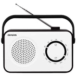 Radio Portatil Aiwa R-190bw Blanco Am/Fm/Altavoz 3 /Aux In/Asa/Antena Telescopica R-190bw