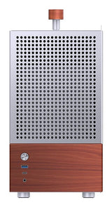 Jonsbo T6 Pc Carcasa, Mini-Tower, Mini-Itx, Tempered Glass, Madera - Plateado