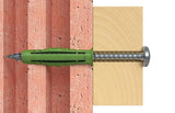 Fischer Anclaje De Expansión Sx Verde 8x65 K 524824 10 Piezas