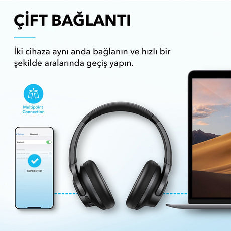 EAN 0194644135720 - Soundcore A3004-Mavi Auriculares Alámbrico Diadema Llamadas/Música USB Tipo C Bluetooth Azul imagen 3