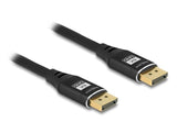 Delock 80622 Cable Displayport 8k 60 Hz 3 M Negro Metal