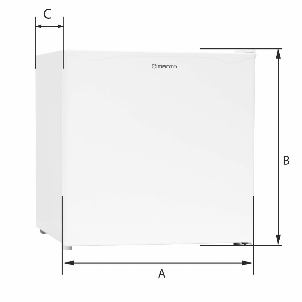Electro. Nevera Manta 46l Silver