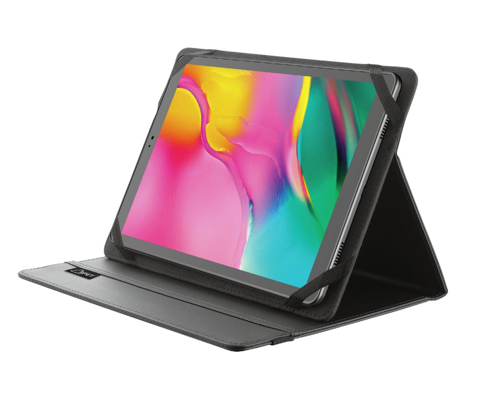 Funda Trust Primo Folio Eco Para Tablets De 10' Negra