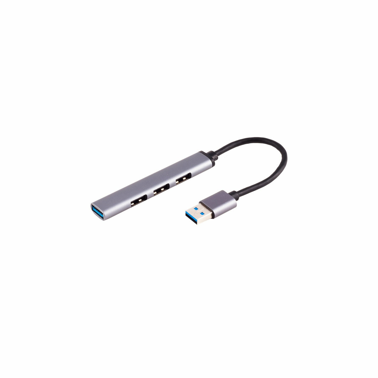 EAN 4017538137395 - S/CONN 13-50001 hub de interfaz USB 3.2 Gen 1 (3.1 Gen 1) Type-A 5000 Mbit/s Gris imagen 1