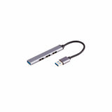 EAN 4017538137395 - S/CONN 13-50001 hub de interfaz USB 3.2 Gen 1 (3.1 Gen 1) Type-A 5000 Mbit/s Gris imagen 1