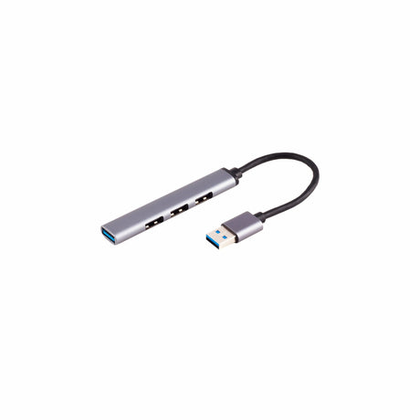 EAN 4017538137395 - S/CONN 13-50001 hub de interfaz USB 3.2 Gen 1 (3.1 Gen 1) Type-A 5000 Mbit/s Gris imagen 1