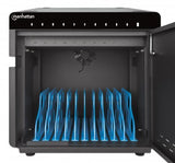 Manhattan Gabinete De Carga Para Teléfonos Y Tabletas Con 10 Puertos Usb-C Pd De 180 W En Total Con Hasta 18 W Por Puerto