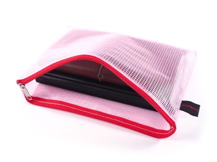 Foldersys Bolsa Con Cremallera A5 Rojo