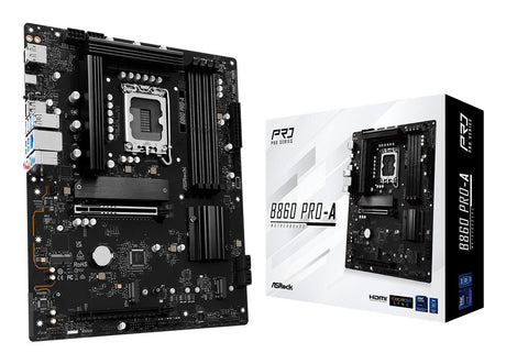 EAN 4711581490246 - Asrock B860 Pro-A Intel B860 LGA 1851 (Socket V1) ATX imagen 1