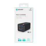 Estuff Es635200 Cargador De Dispositivo Móvil Portátil, Smartphone, Tableta, Universal Negro Corriente Alterna Interior