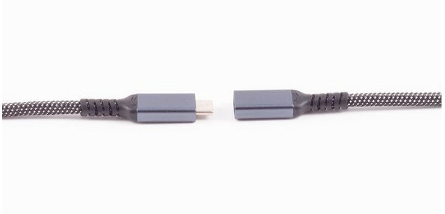 Shiverpeaks Usb-C Verlängerungscable 3.2 Pd Textil 1,5m