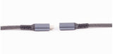 Shiverpeaks Usb-C Verlängerungscable 3.2 Pd Textil 1,5m