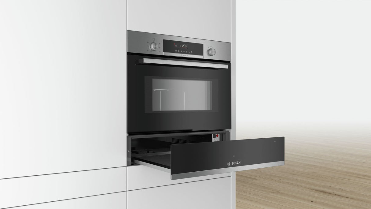 Bosch Home Bic510ns0 Serie 6, Cajón De Calentamiento De Acero Inoxidable Bic510ns0