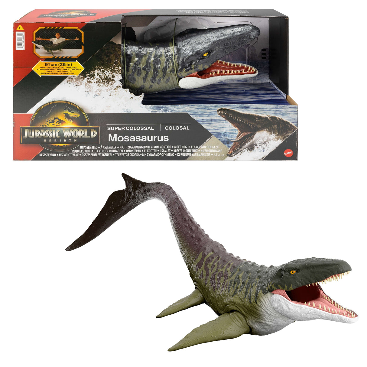 Jurassic World - Dinozaur Kolosalny Mozazaur 91 Cm Jgb51