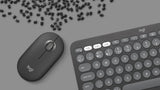 Pebble 2 Combo Tonal Graphite - Fra 2.4ghz/Bt-419 Universal