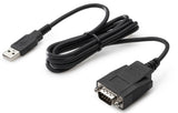 EAN 0888793331507 - HP USB to Serial Port Adapter cable de serie Negro USB tipo A DB-9 imagen 1