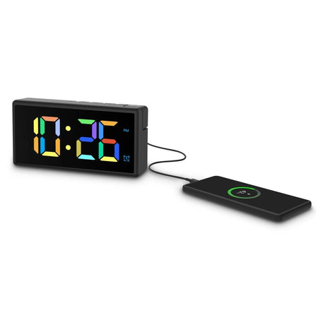 EAN 4047443525833 - Hama Ibiza Reloj despertador digital Negro, Gris imagen 2