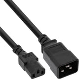 EAN 4043718281589 - InLine 16659B cable de transmisión Negro 0,5 m C20 acoplador C13 acoplador imagen 1