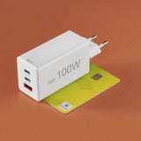 Hama Ladowarka Sieciowa Mini 100w Gan Pd/Qc 2x Usb-C, 1x Usb-A Biala