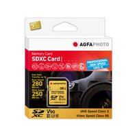 Tarjeta De Memoria Agfaphoto Sdxc 128gb Uhs Ii Professional High Speed ??U3 V90