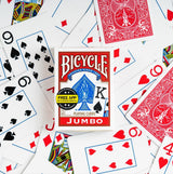 EAN 0073854600887 - Bicycle Jumbo Rider Back juego de cartas 56 pieza(s) imagen 2