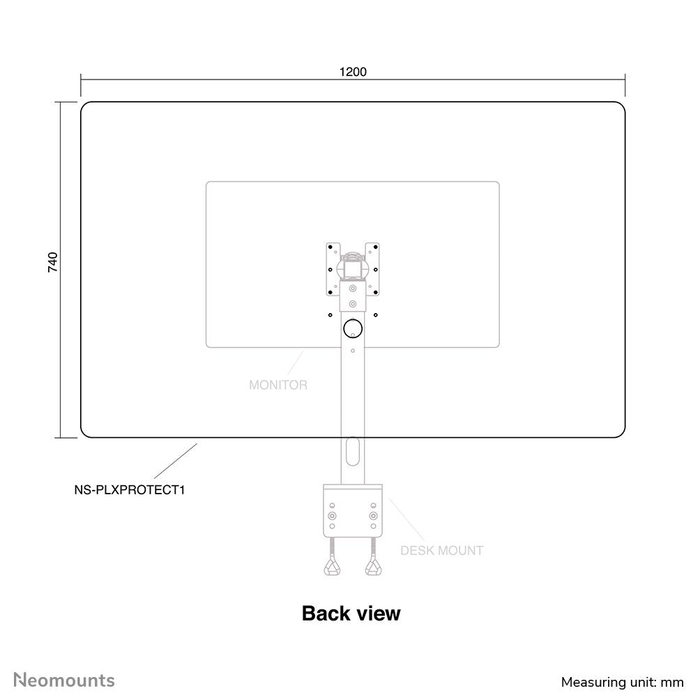 Protector Transparente Monitor Monitor Hasta 32