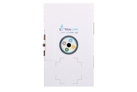 EAN 5902560368710 - Extralink CAT5E FTP (F/UTP) V2 OUTDOOR TWISTED PAIR 305M - Kabel - Netzwerk cable de red Negro F/UTP (FTP imagen 3