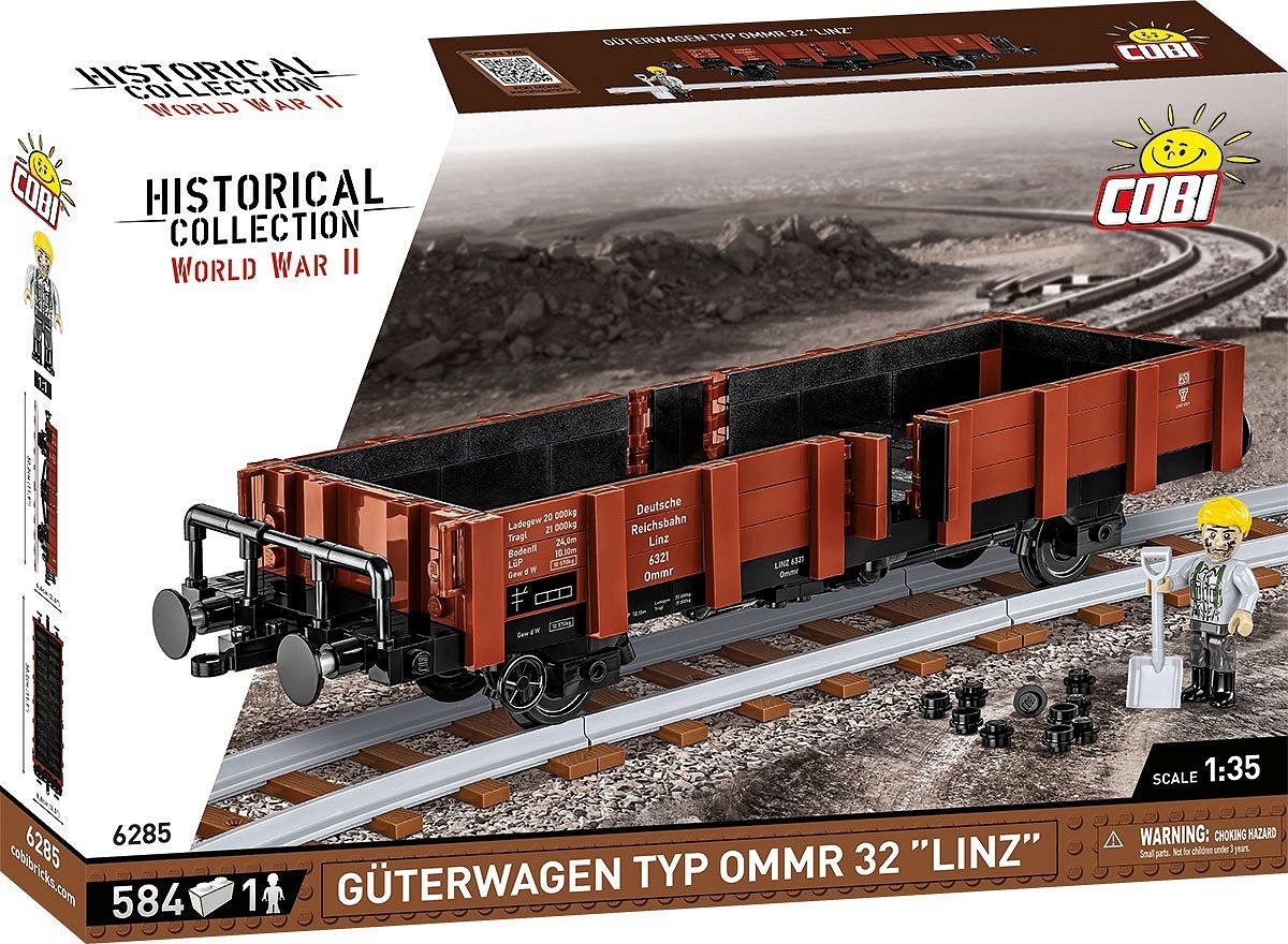 Cobi Güterwagen Typ Ommr 32 Linz, Juguete De Construcción Cobi-6285
