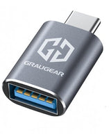 Grisgear Adaptador Usb 3.2 Gen2 Tipo-A A Tipo-C Enchufe 2 Piezas