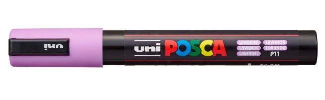EAN 4902778249277 - POSCA PC-5M marcador 1 pieza(s) Punta redonda Violeta imagen 1