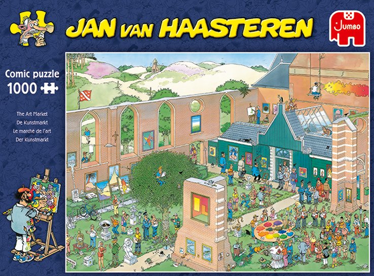 Jan Van Haasteren The Art Market 1000 Pcs Puzzle 1000 Pieza(S) Cómics