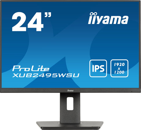 EAN 4948570123827 - iiyama ProLite XUB2495WSU-B7 pantalla para PC 61 cm (24") 1920 x 1200 Pixeles 4K Ultra HD LED Negro imagen 1