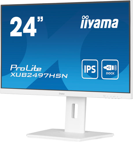 EAN 4948570123223 - iiyama ProLite XUB2497HSN-W1 pantalla para PC 60,5 cm (23.8") 1920 x 1080 Pixeles Full HD LED Blanco imagen 6